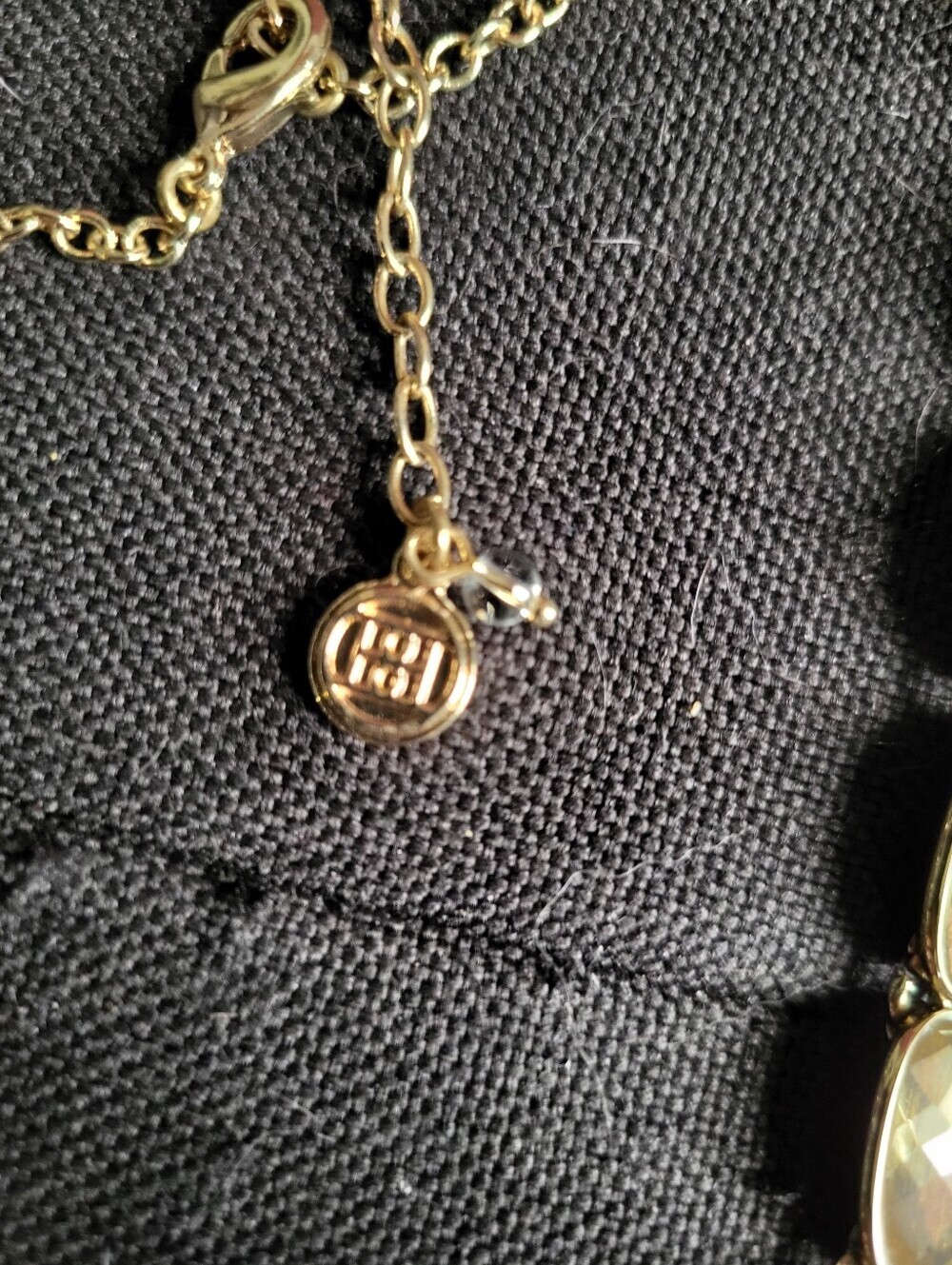 DANA BUCHMAN MULTI STONE GOLD TONE NECKLACE - Picture 3 of 3
